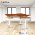 Ergonomic Electric Height Adjustable Standing Desk Frame Office Table
